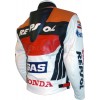 Repsol GAS HRC MotoGP Leather Motorcycle Jacket